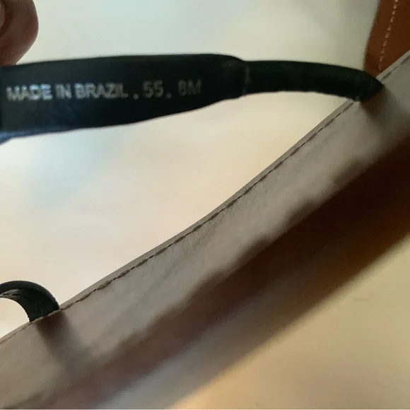 Tory Burch Gabriel Leather Flat Thong Sandals Size 8 - Picture 7 of 8